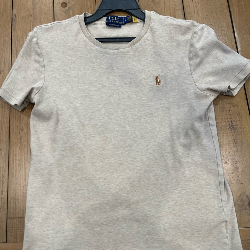 Polo Ralph Lauren Beige T-Shirt Size Small
